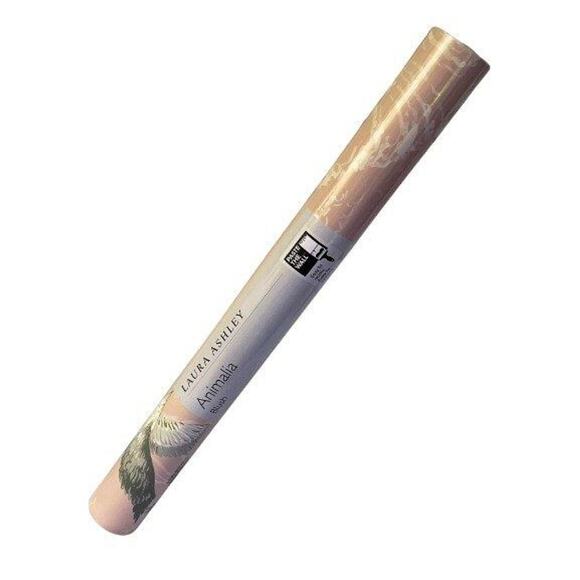 Laura Ashley Wallpaper Animalia Blush Pink Roll Cranes More Available - Picture 2 of 7